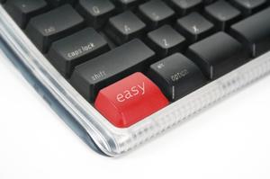 an easy button on a computer keyboard