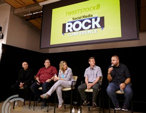 L-R: Mitch Joel, C.C. Chapman, Rebecca Harris, Dave Delaney, John Morgan - Tweetstock - May 29, 2013