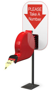 Ticket dispenser for busy business